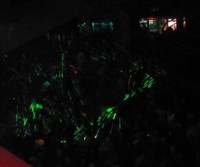 Laser light in the crowd - 001